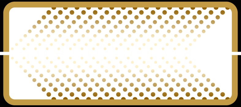 golden arrow dots halftone background Design Wallpaper Vector