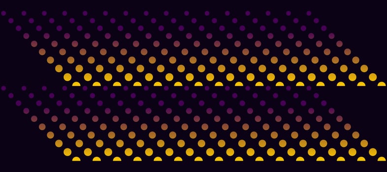 yellow arrow dots halftone dark background Design Wallpaper Vector