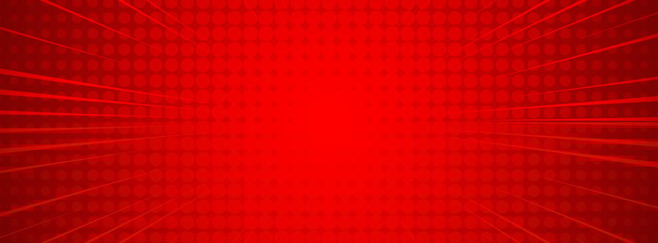 banner background. full color, gradation red halftone effect vector