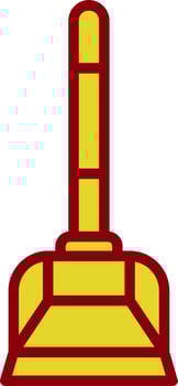 Dustpan Vector Icon Design
