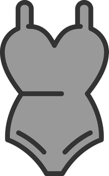 Swimsuit Vector Icon Design