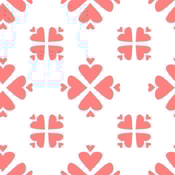love pattern shape for valentines day. illustration of heart shape vector template.