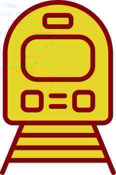 Train Vector Icon Design