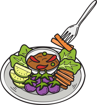 Hand Drawn Shrimp paste chili paste or Thai food illustration png