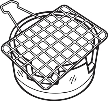 Hand Drawn Thai Brazier illustration vector