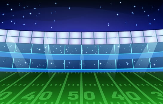 Super Bowl Stadium Background vector