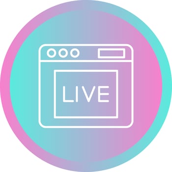 Live Vector Icon
