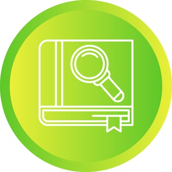 Search Book Vector Icon