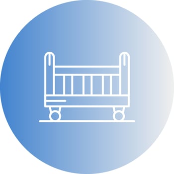 Crib Vector Icon