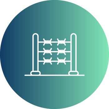 Barbed Wire Vector Icon