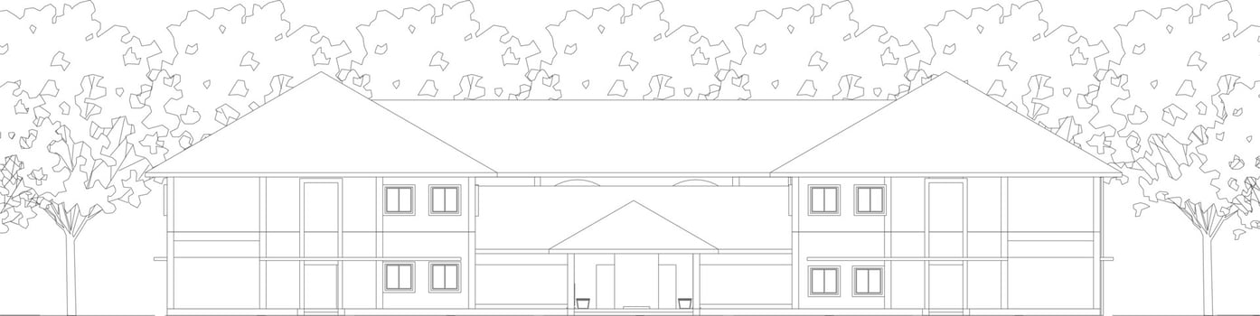 3D illustration of building project vector