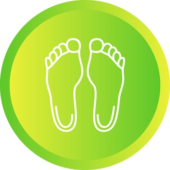Feet Vector Icon