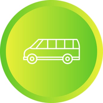 Delivery Bus Vector Icon