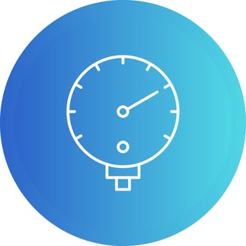 Pressure Gauge Vector Icon