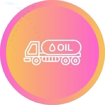 Tank Truck Vector Icon