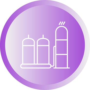 Refinery Vector Icon