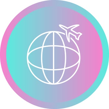 International Flights Vector Icon
