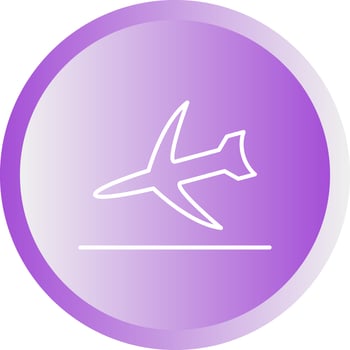 Flight Landing Vector Icon
