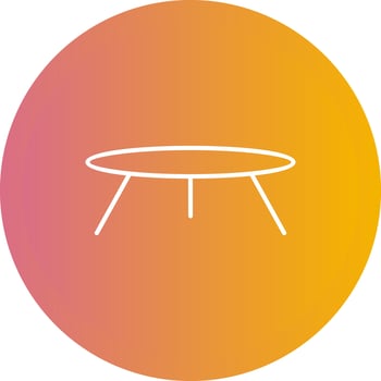 Small Table Vector Icon
