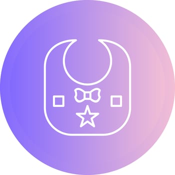 Baby Bib Vector Icon
