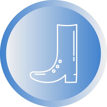 Cowboy Boot Vector Icon