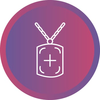 Militrary Chain Vector Icon