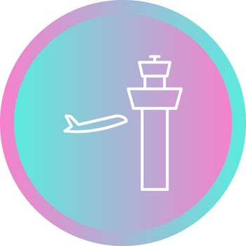 Air Control Tower Vector Icon