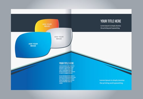 Brochure template vector