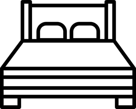 Bed Vector Icon Design