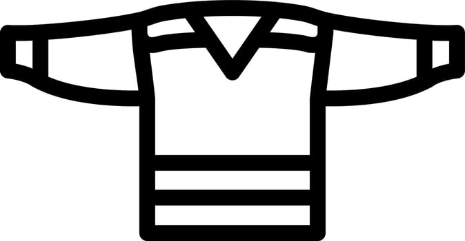 Hockey Jersey Vector Icon Design