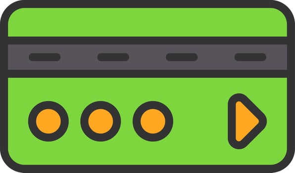 Credit Card Vector Icon Design