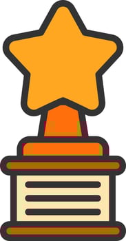 Award Vector Icon Design