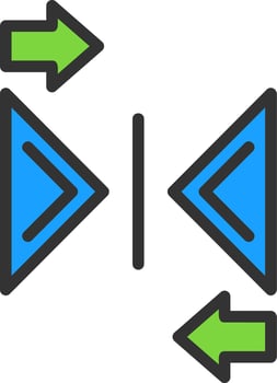 Reflection Vector Icon Design