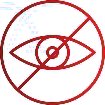 Close Eyes Vector Icon