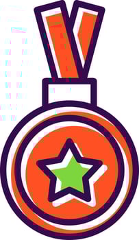 Medal Vector Icon Design
