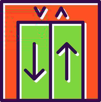 Lift Vector Icon Design