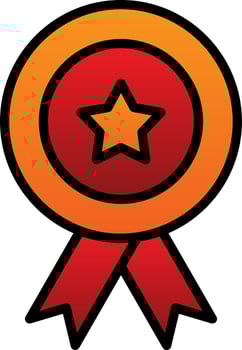 Award Vector Icon Design