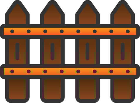 Fence Vector Icon Design