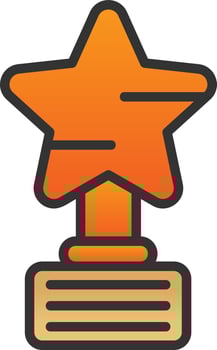 Award Vector Icon Design