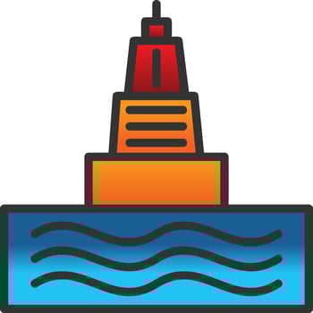 Buoy Vector Icon Design
