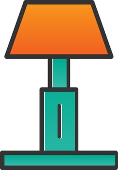 Lamp Vector Icon Design