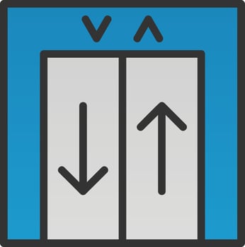 Lift Vector Icon Design