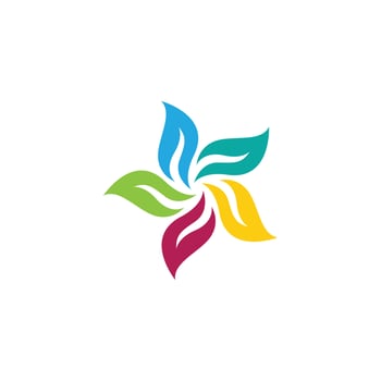 Logos of green Tree leaf ecology vector
