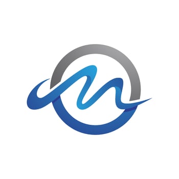 M Letter Logo Template vector