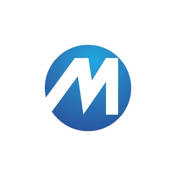 M Letter Logo Template vector