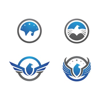 Falcon Logo Template vector