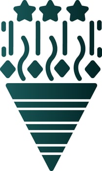 Confetti Vector Icon Design