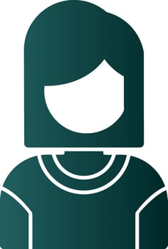 Girl Vector Icon Design