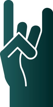 Sign Language Vector Icon Design
