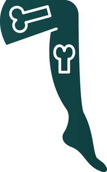 Leg Vector Icon Design